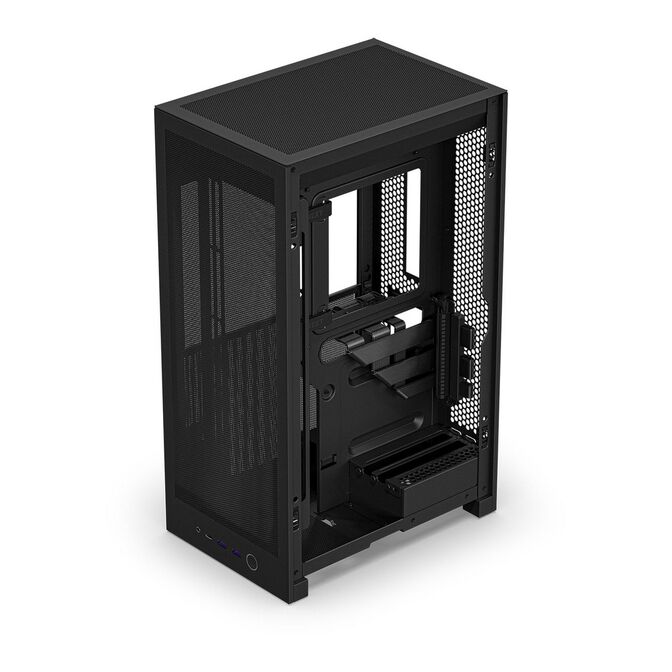 Caja Mini-ITX NZXT H2 Flow Negra Cristal Templado image number 2