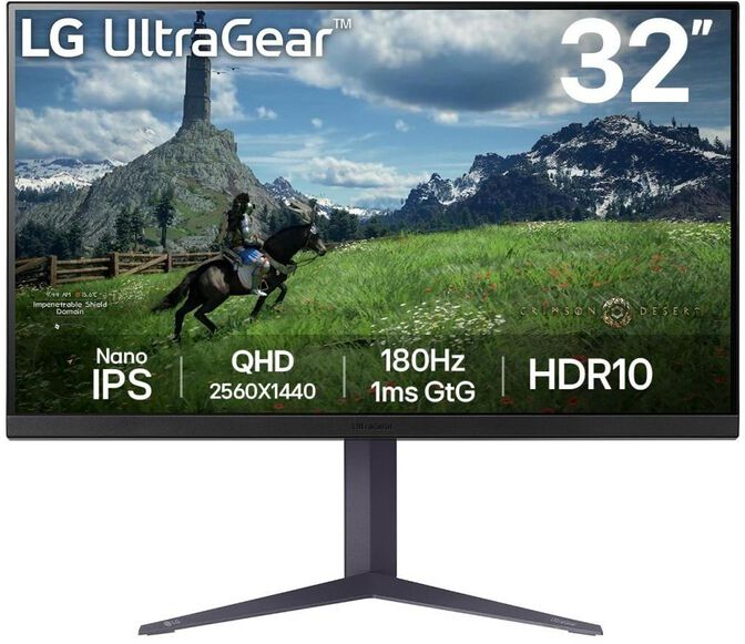 Monitor Gaming LG UltraGear 32" 32GS85Q-B Nano IPS QHD 180Hz (O/C 200Hz) 1ms image number 0