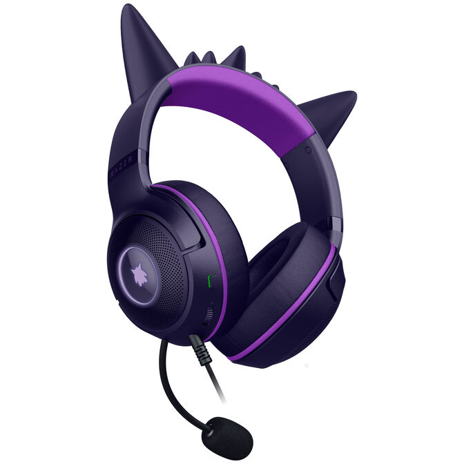 Auriculares Razer Kraken Kitty V2 Pok&eacute;mon Gengar Ed. image number 1