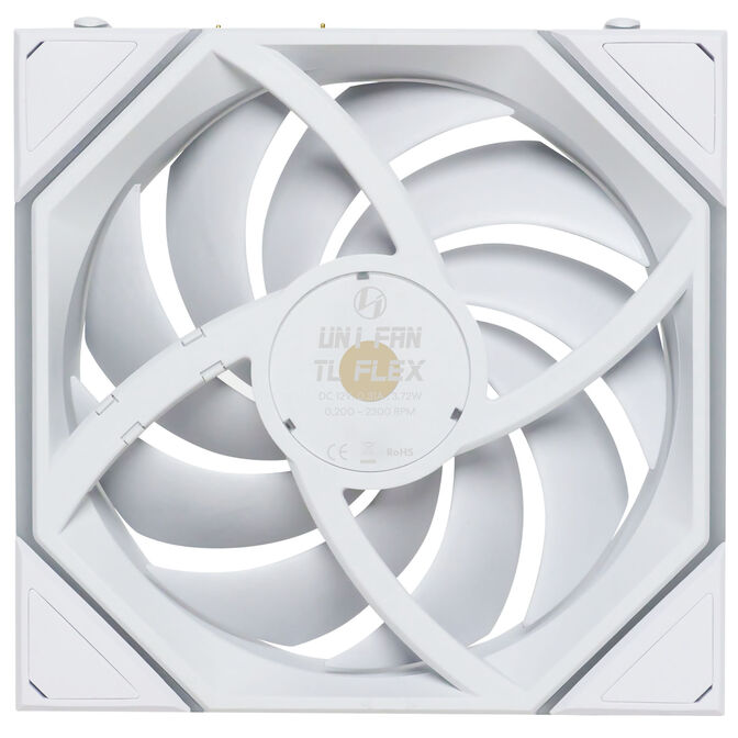 Ventilador Lian Li UNI FAN TL120 FLEX Wireless Reverse Blade Blanco 120mm image number 4