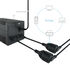 Cable Adaptador de Alimentación Nanocable C14 p/ Schuko 0.25 M Negro image number null