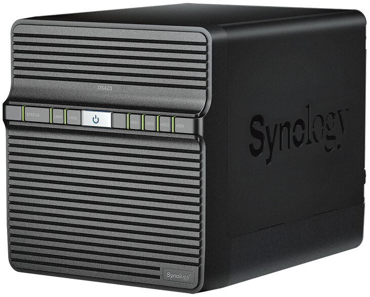 NAS Synology Disk Station DS423 - 4 Baías - 1.7GHz 4-core - 2GB RAM image number 1