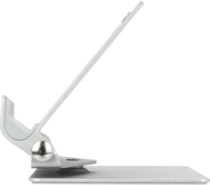 Soporte Mesa Tooq Ajustable y GiRatónrio para Smarphone/Tablet Plata image number 2