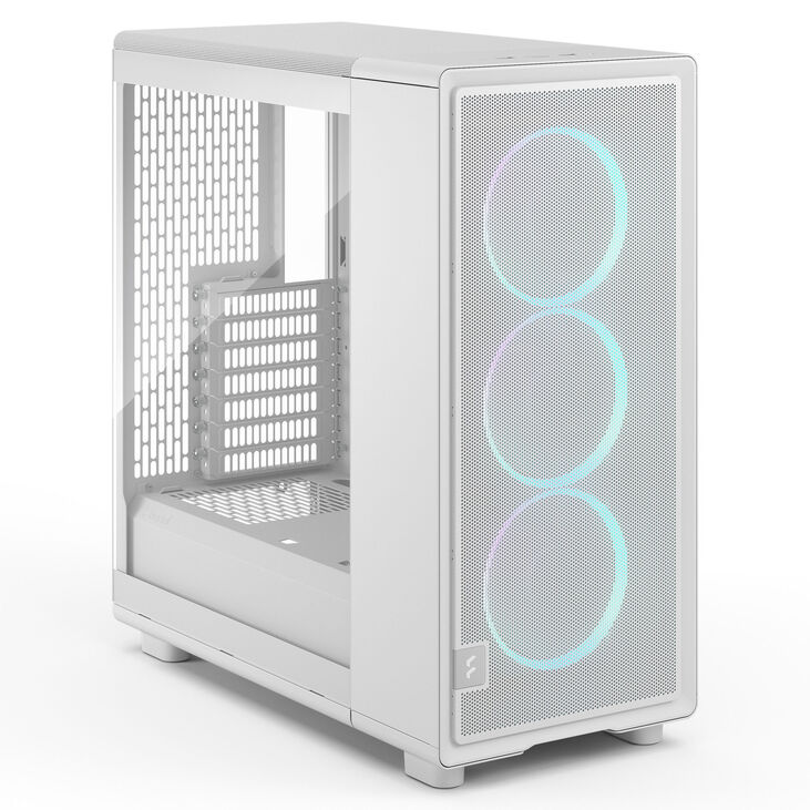 Torre ATX Fractal Design Epoch White Tempered Glass RGB Light Tint image number 1