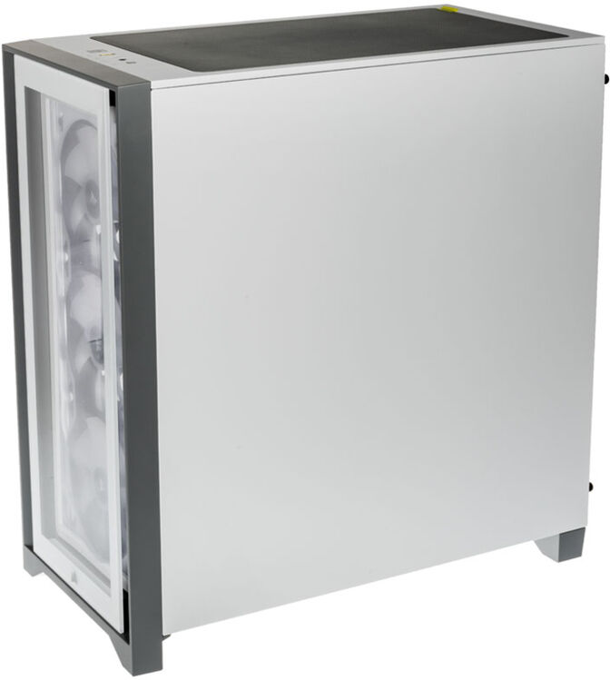 Torre E-ATX Corsair iCUE 4000X RGB Blanco Cristal Templado image number 2