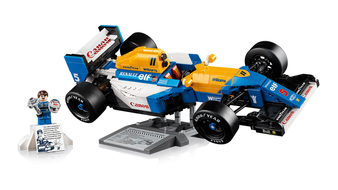 LEGO Icons: Williams Racing FW14B y Nigel Mansell, 799 Piezas (10353) image number 4