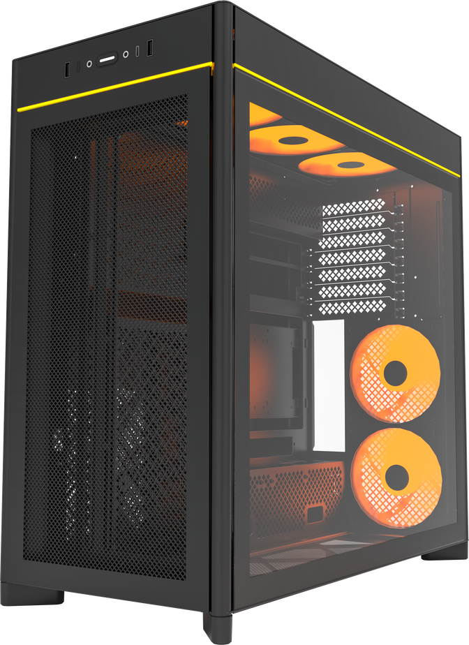 Caja ATX Montech HS01 Pro Negro image number 1