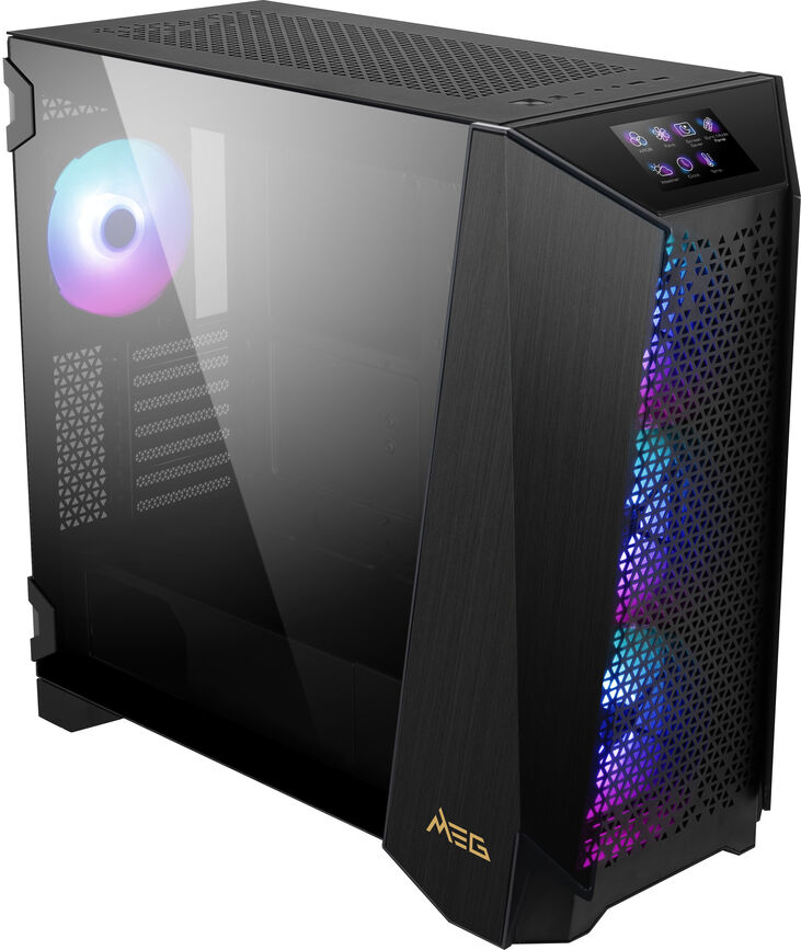 Torre ATX MSI MEG PPROSPECT 700R ARGB c/ Touch Panel 4.3"Vidro Temperado image number 1