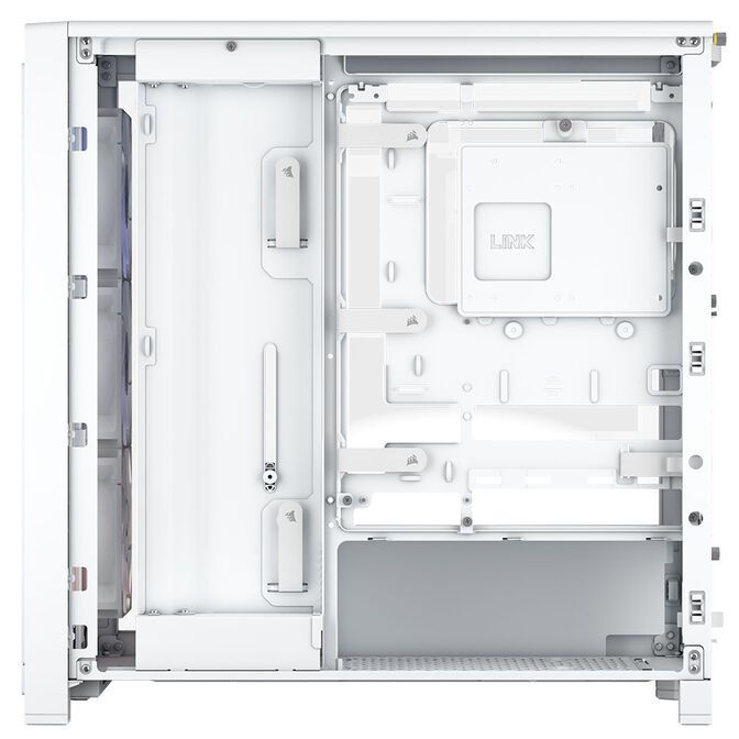 Torre E-ATX Corsair 4000X RS ARGB Blanco Cristal Templado image number 4