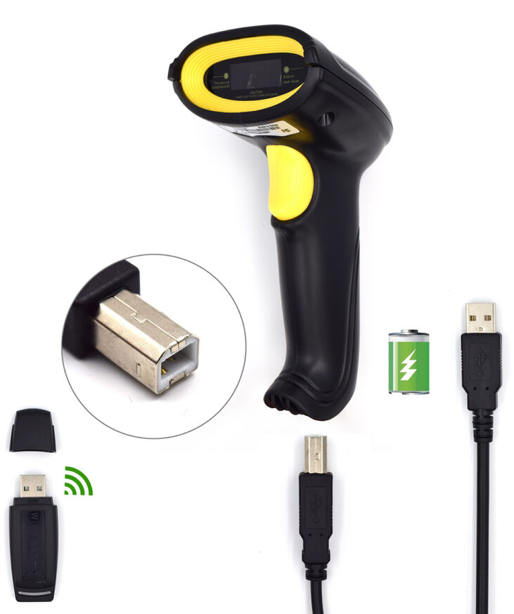 Lector Código Barras Ewent EW3430 Wireless Laser 1D c/ base image number 6