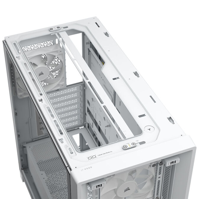 Torre E-ATX Corsair 4000X RS ARGB Blanco Cristal Templado image number 6