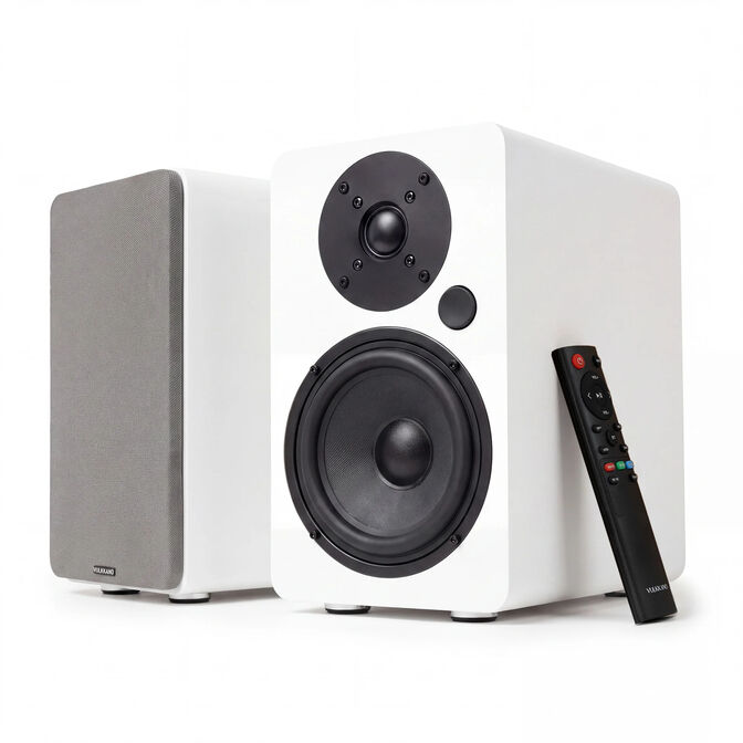 Colunas Hi-Fi Vulkkano A5 ARC MKII 100W Bluetooth HDMI ARC Brancas image number 0