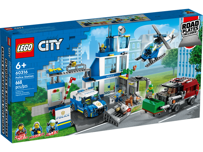 LEGO City: Comisar&iacute;a de Polic&iacute;a, 668 Piezas (60316) image number 0
