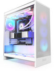 Torre ATX NZXT H7 Flow RGB Blanca Vidro Temperado image number null