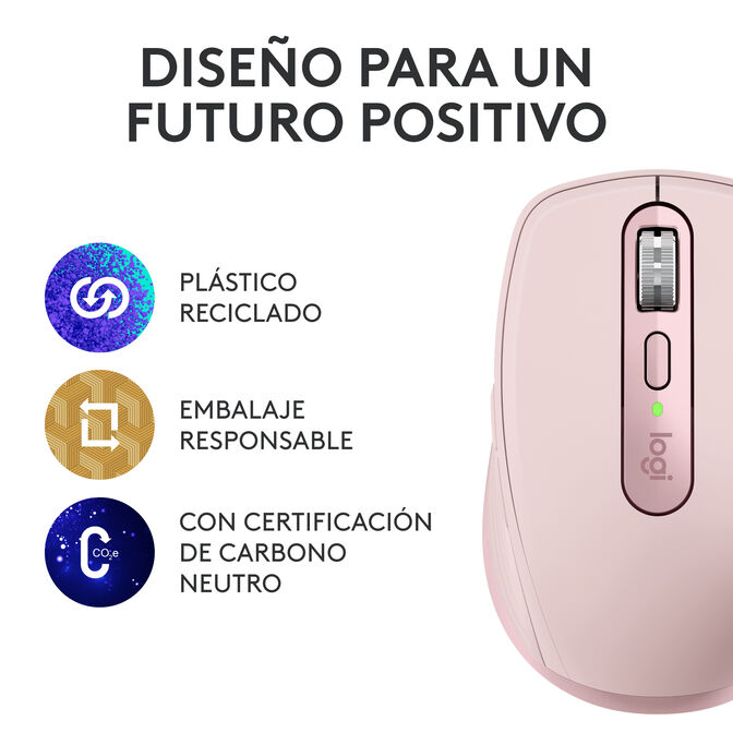 Rat&oacute;n Logitech MX Anywhere 3S Wireless Rosa image number 10
