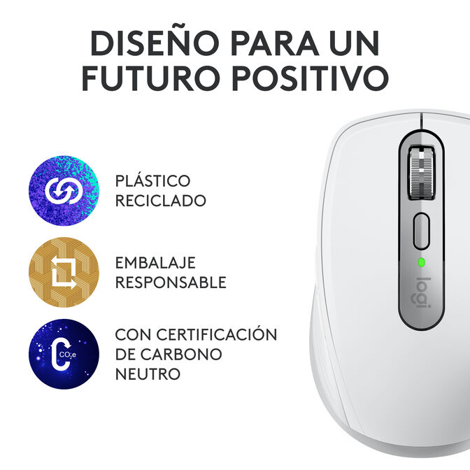 Rat&oacute;n Logitech MX Anywhere 3S Wireless Gris Claro image number 13