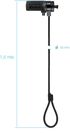 Cable de Seguridad para Portátil con Combinación 1,5 M Gris Oscuro image number null