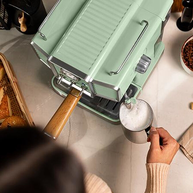 Cafetera Expresso Cecotec Vintage 20 Tradizionale Oliva image number 7