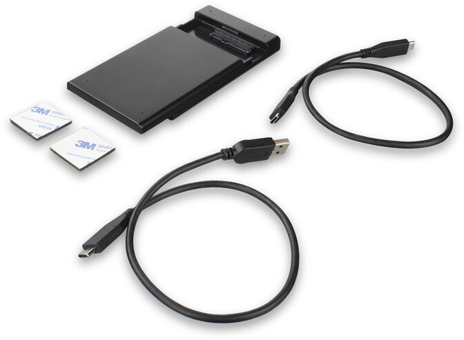 Caja HDD/SSD Ewent 2.5" USB-C 3.2 Gen2 SATA HDD/SSD image number 3