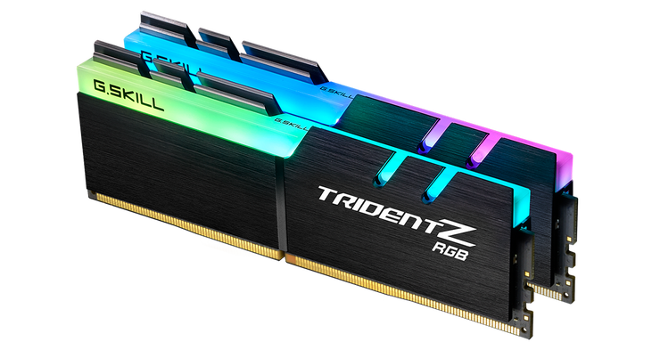 G.Skill Kit 16GB (2 X 8GB) DDR4 3200MHz Trident Z RGB AMD CL16 image number 0