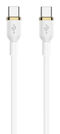 Cable USB-C Ewent EC1093 Silicona PD240W 480Mbps 1m Blanco