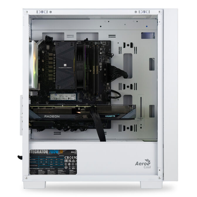 Ordenador AURA Gamer-PC Ryzen 5 7500F 32GB DDR5 1TB RX 9060 XT 16GB WiFi W11 image number 1