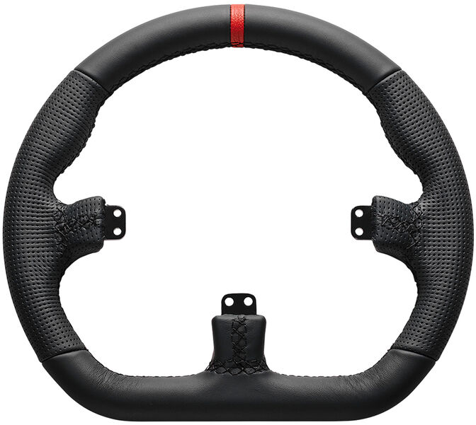 Asetek SimSports GT Rim - Closed D, Cuero negro image number 2