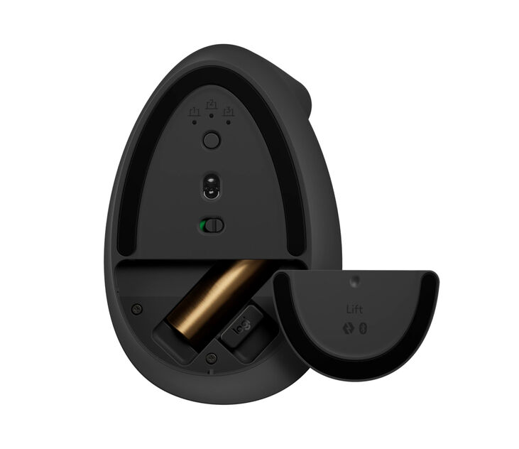 Ratón Laser Logitech Lift Vertical Ergonómico Wireless 4000DPI Graphite image number 7