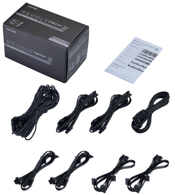 Kit Cables Phanteks Revolt PCIe Gen5 Starter Set Negro image number 0