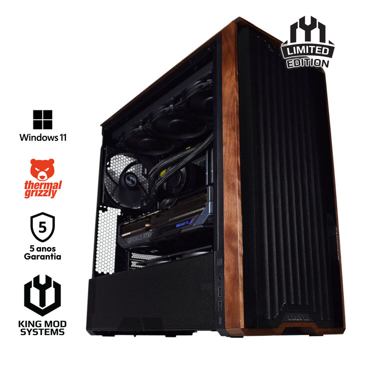 Ordenador King Mod Limited-PC Ryzen 7 9800X3D 32GB DDR5 2TB RTX 5070 Ti WiFi W11 Bonus
