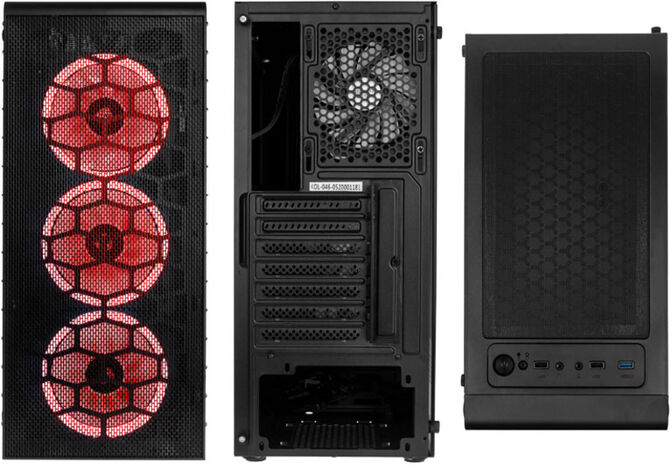 Caja ATX Kolink Observatory Lite Mesh RGB Vidrio Templado image number 3