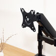 Soporte de Escritorio Tooq DB1532TNR-B Inclinable y Giratorio 17" a 32" Negro image number null