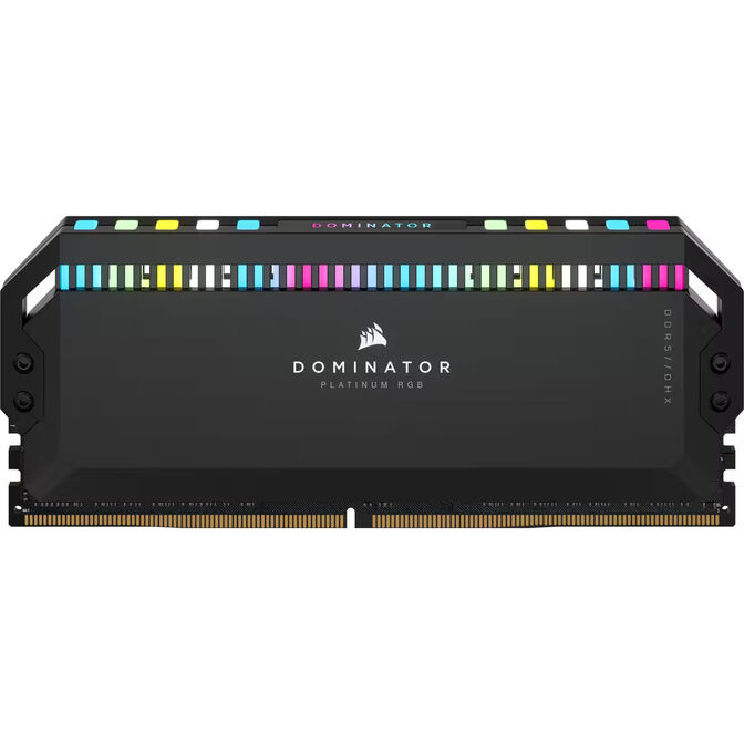 Corsair Kit 32GB (2 x 16GB) DDR5 6200MHz Dominator Platinum RGB Black CL36 image number 1