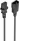 Cable Prolongador de Alimentación Ewent EC1915 VDE C14-C13 Macho/Hemea 5m Negro image number null