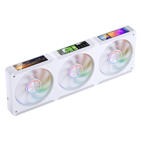 Ventilador Jonsbo ZC-360 RGB con Pantalla LCD de Marco &Uacute;nico Negros &ndash; Triple Ventilador 120mm (360mm)