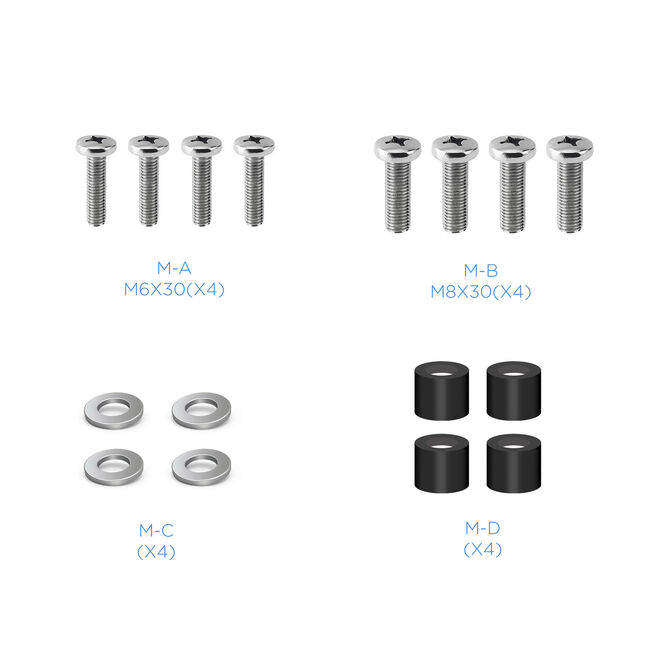 Soporte de Pared Tooq 37" a 70" Max. 40kg Negro image number 8