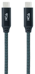 Cable USB 3.2 Gen2x2 Nanocable 20Gbps 5A/100W 4K@60Hz USB-C M/M 1 M Gris/Negro image number null
