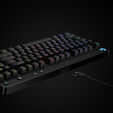 Teclado Logitech G PRO RGB Lightsync GX Blue Clicky Negro (US) image number null