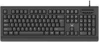 Teclado Ewent EW3287 com Smart Card Reader USB PT Negro