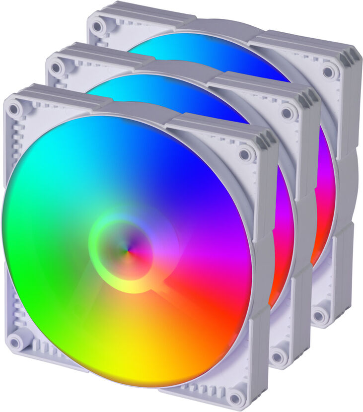 Ventilador Phanteks SK PWM D-RGBBlanco Pack 3 - 140mm image number 6