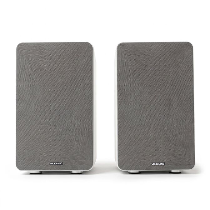 Colunas Hi-Fi Vulkkano A5 ARC MKII 100W Bluetooth HDMI ARC Brancas image number 2