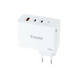 Cargador GaN Tooq USB-C/PD + USB-A/QC 100W Blanco image number null