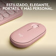Rat&oacute;n Logitech Pebble 2 M350s Bluetooth Rosa image number null