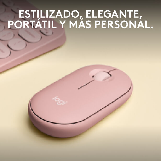 Rat&oacute;n Logitech Pebble 2 M350s Bluetooth Rosa image number 3