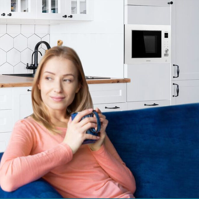 Microondas Cecotec GrandHeat 2090 Built-In Touch White image number 5