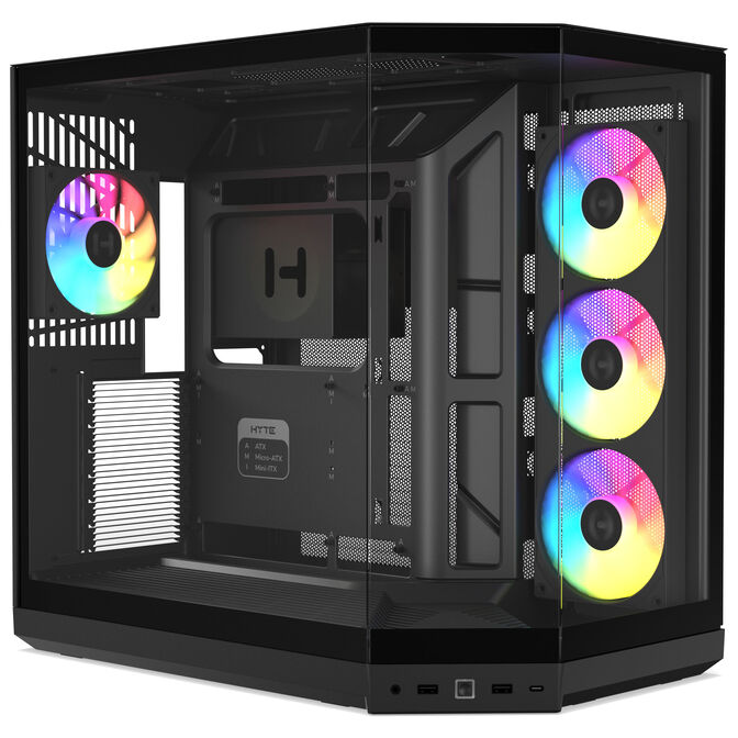 Caja E-ATX Hyte Y50 Vidrio Templado Negro image number 0