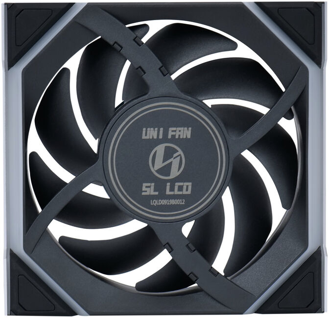 Ventilador Lian Li UNI FAN SL120 LCD Wireless RGB Reverse Blade PWM Negro 120mm (Pack 3) image number 5