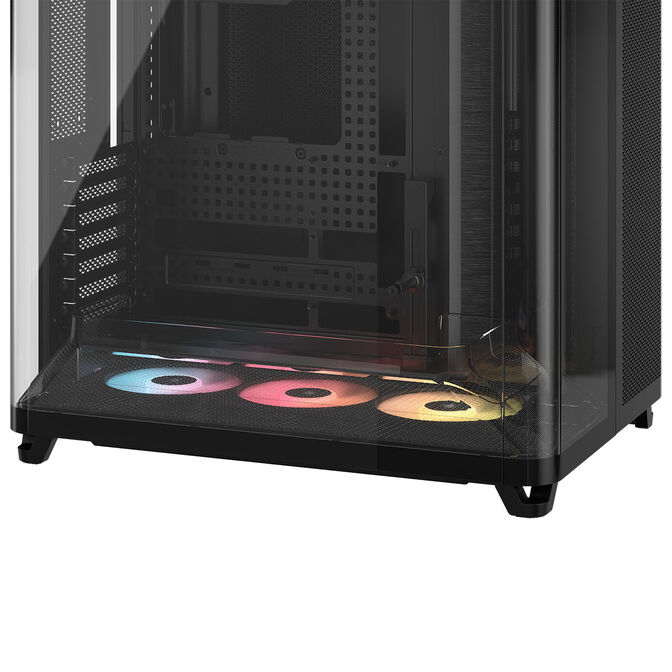 Torre E-ATX Corsair AIR 5400 RS-R ARGB Negro Cristal Templado image number 9