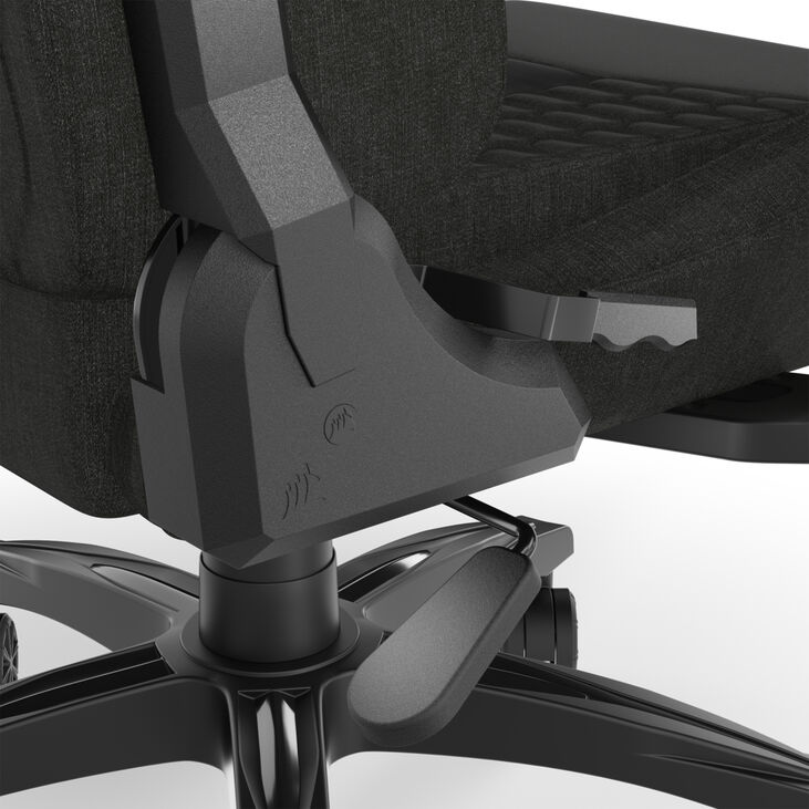 Silla Gaming Corsair TC100 RELAXED - Leatherette Negro image number 6