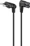 Cable de Alimentacion Ewent EC1917 2 Pinos Schuko para IEC C7 90° 1.8m Negro